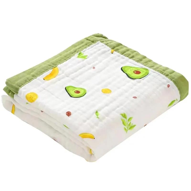 Baby Bath Towel Pure Cotton Super Soft Gauze Newborn Is Covered by Children Blanket Four Seasons Chil
